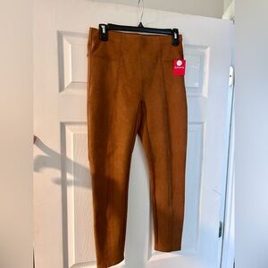 SPANX Faux Suede Leggings- Petite M